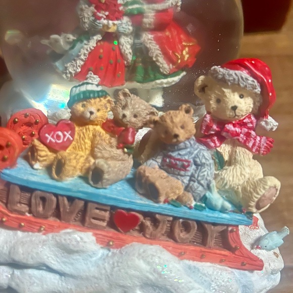 San Francisco Music Box • Snow Globe • Vintage • Santa Cherish Thoughts  • Video - Picture 7 of 16